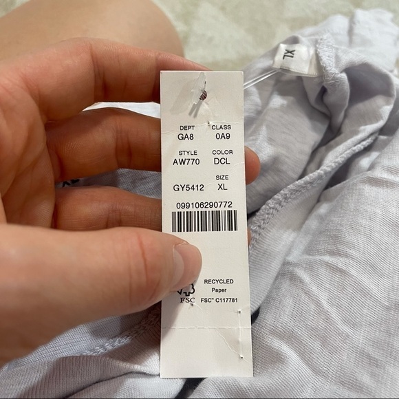 J crew vintage cotton crewneck tee shirt cloud - Picture 4 of 4